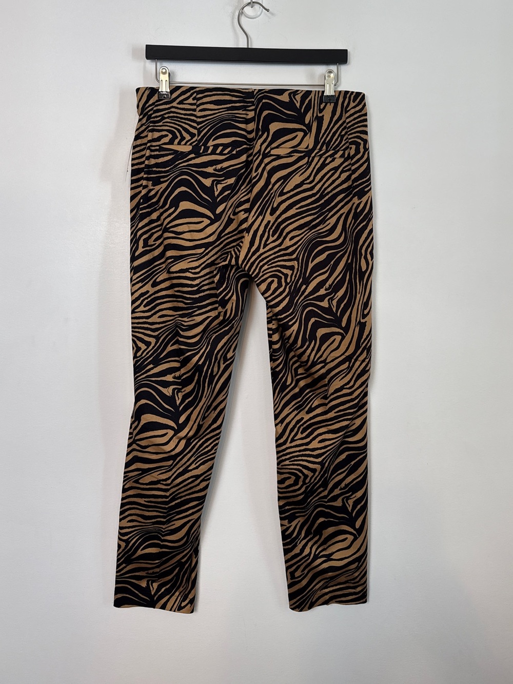 NWT - CAMBIO (BLU'S BOUTIQUE) Ros Zebra print pant in Cinnamon and Black. SZ 10 - Picture 8 of 8